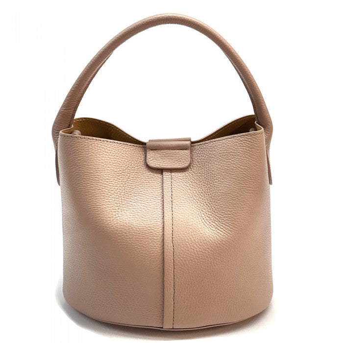 borsa a mano con tracolla rosa