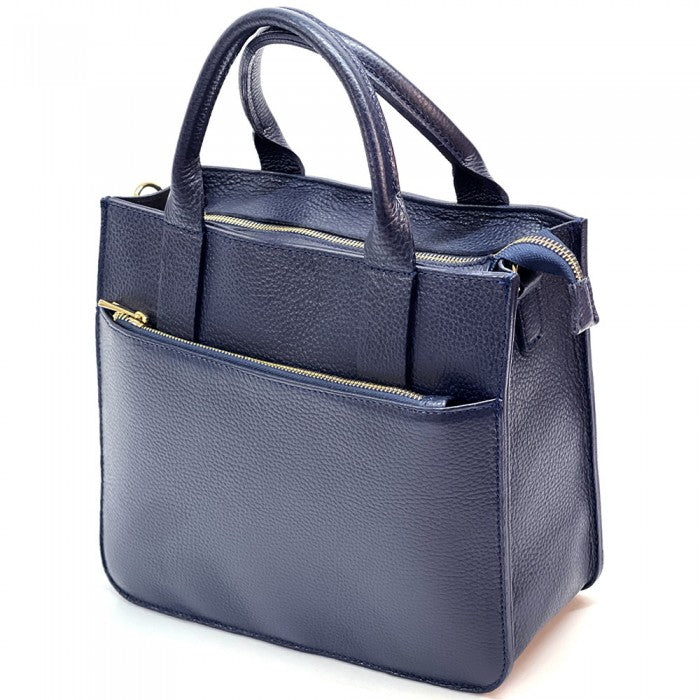 borsa business donna blu