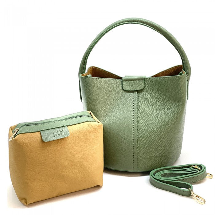 borsa secchiello verde