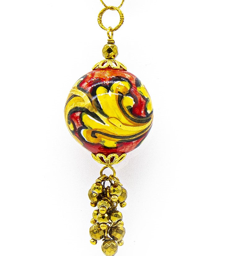 collana cordoncino rossa