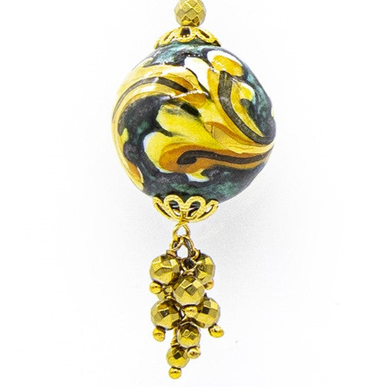 collana cordoncino verde scuro