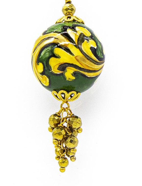 collana cordoncino verde