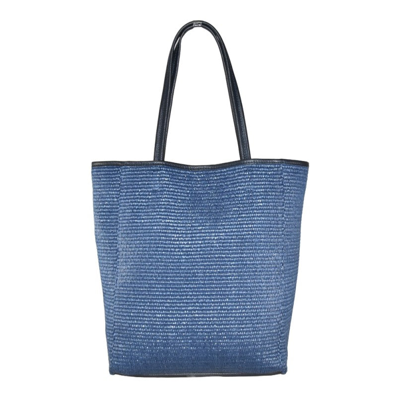 Borsa a spalla - RAFFIA E PELLE - 6 colori