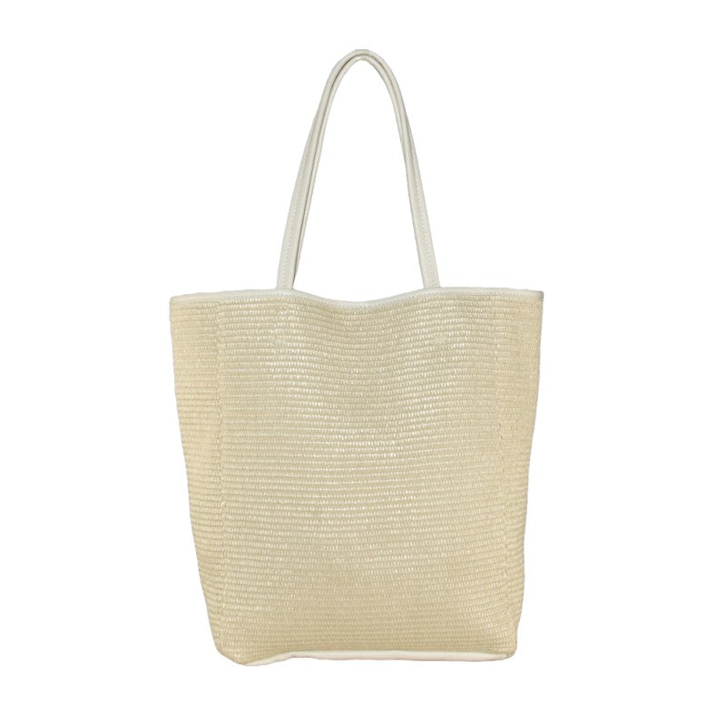 borsa a spalla donna beige