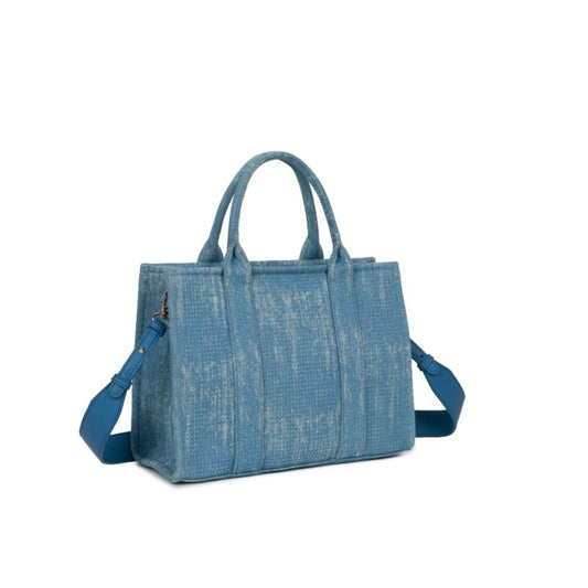 borsa jeans a mano
