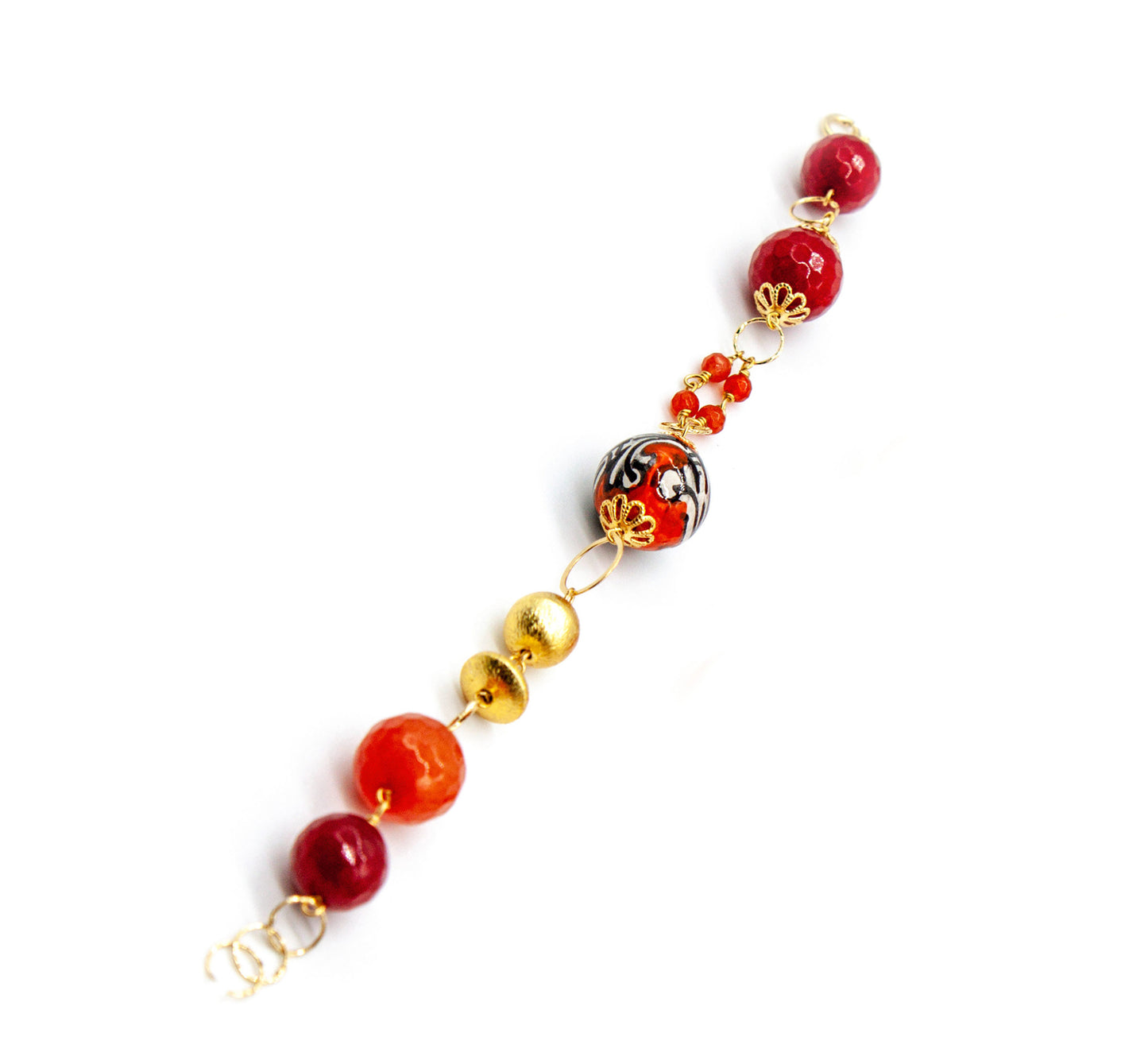 bracciale donna in ceramica di caltagirone