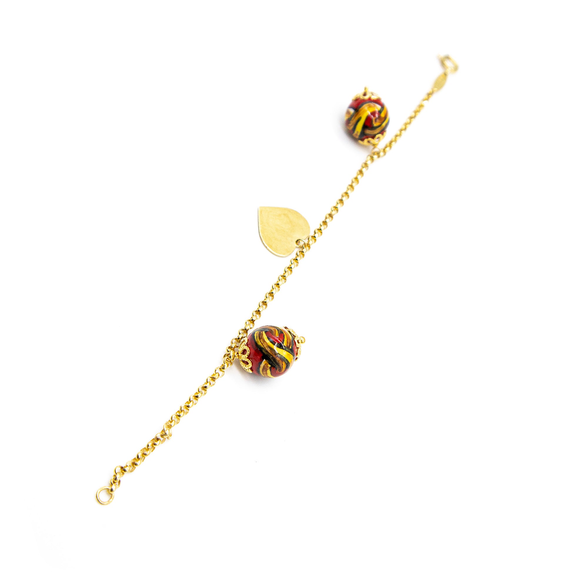 bracciale donna cuore ceramica