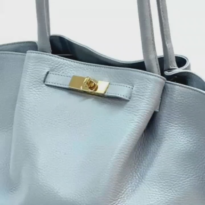 borsa-pelle-italiana celeste